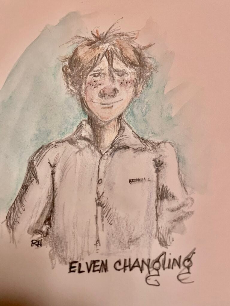 Water color pencil illustration